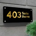 MODERN GLOSSY HOUSE NAME PLATE