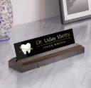 Excelus Office Desk Name Plate - Dentist