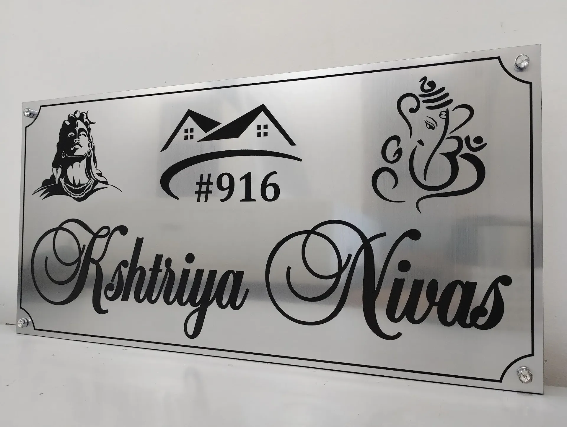 STAINLESS STEELNAME PLATE