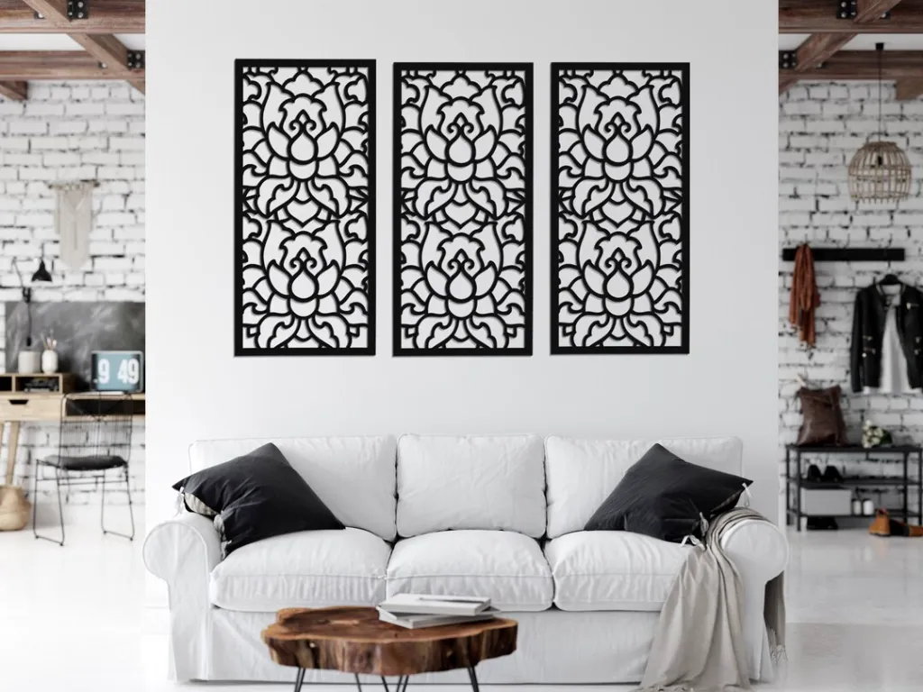 WALL ART DECOR (BLACK)