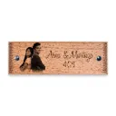 Photo Vignette - Wooden Name Plate